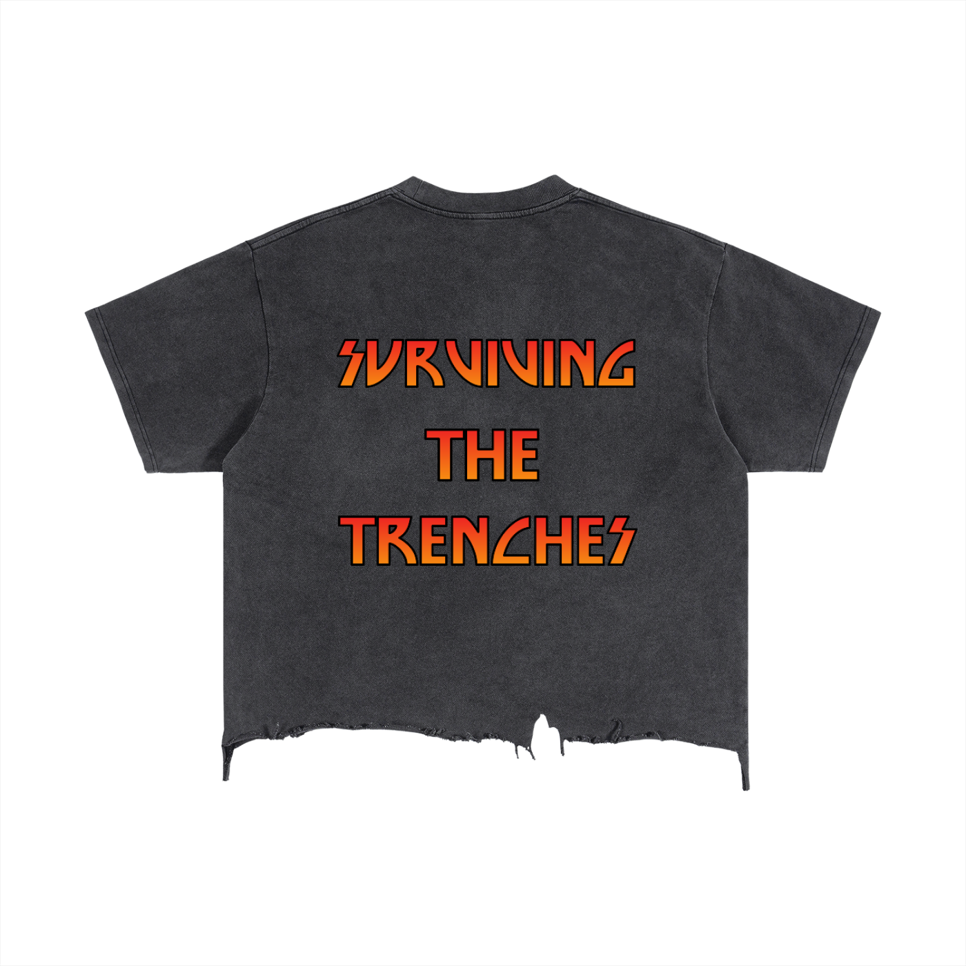Surviving The Trenches Cropped Tee