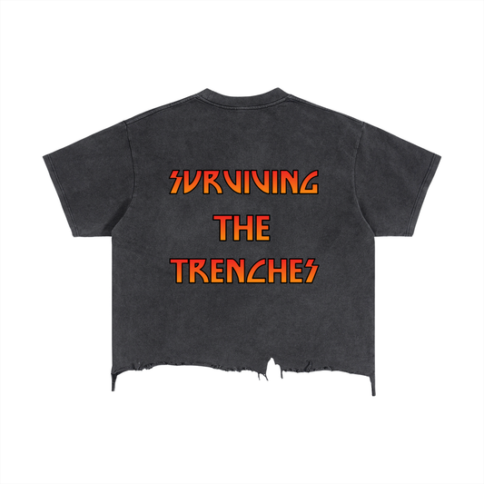 Surviving The Trenches Cropped Tee
