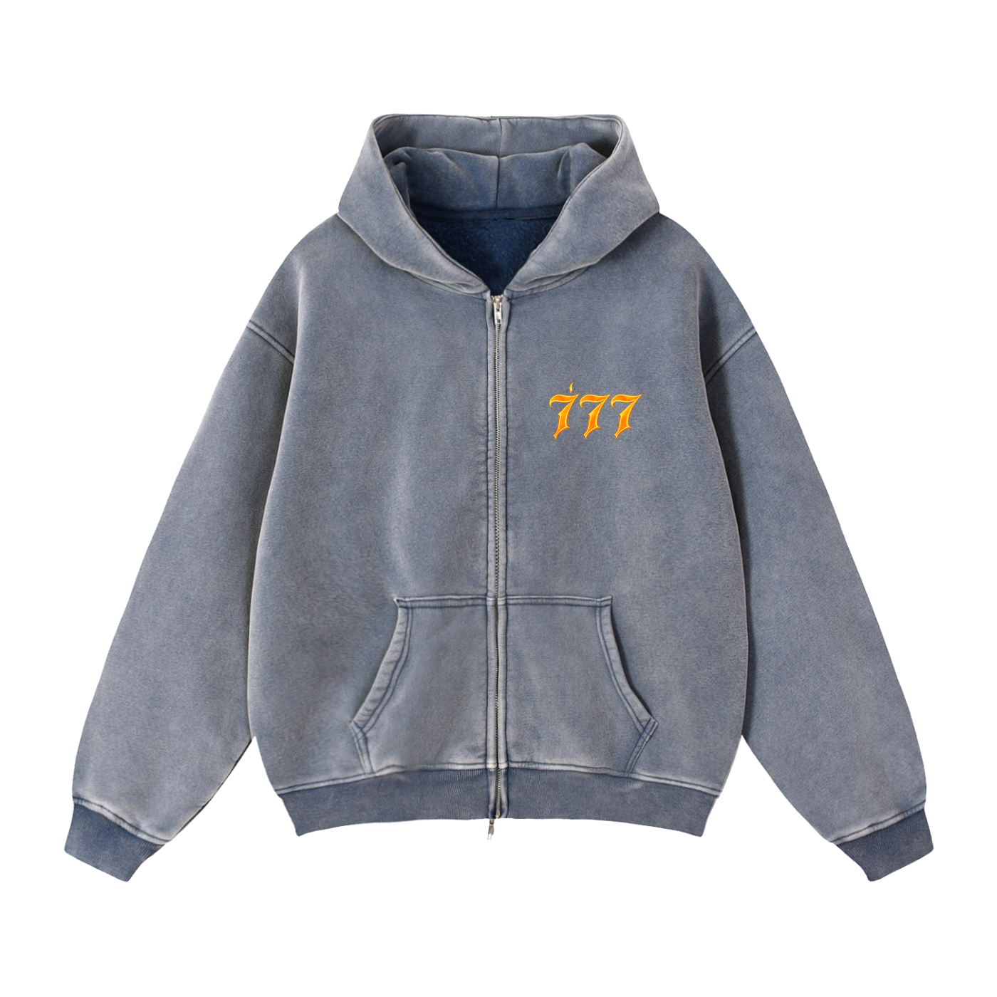 777 Zip-Up Hoodie
