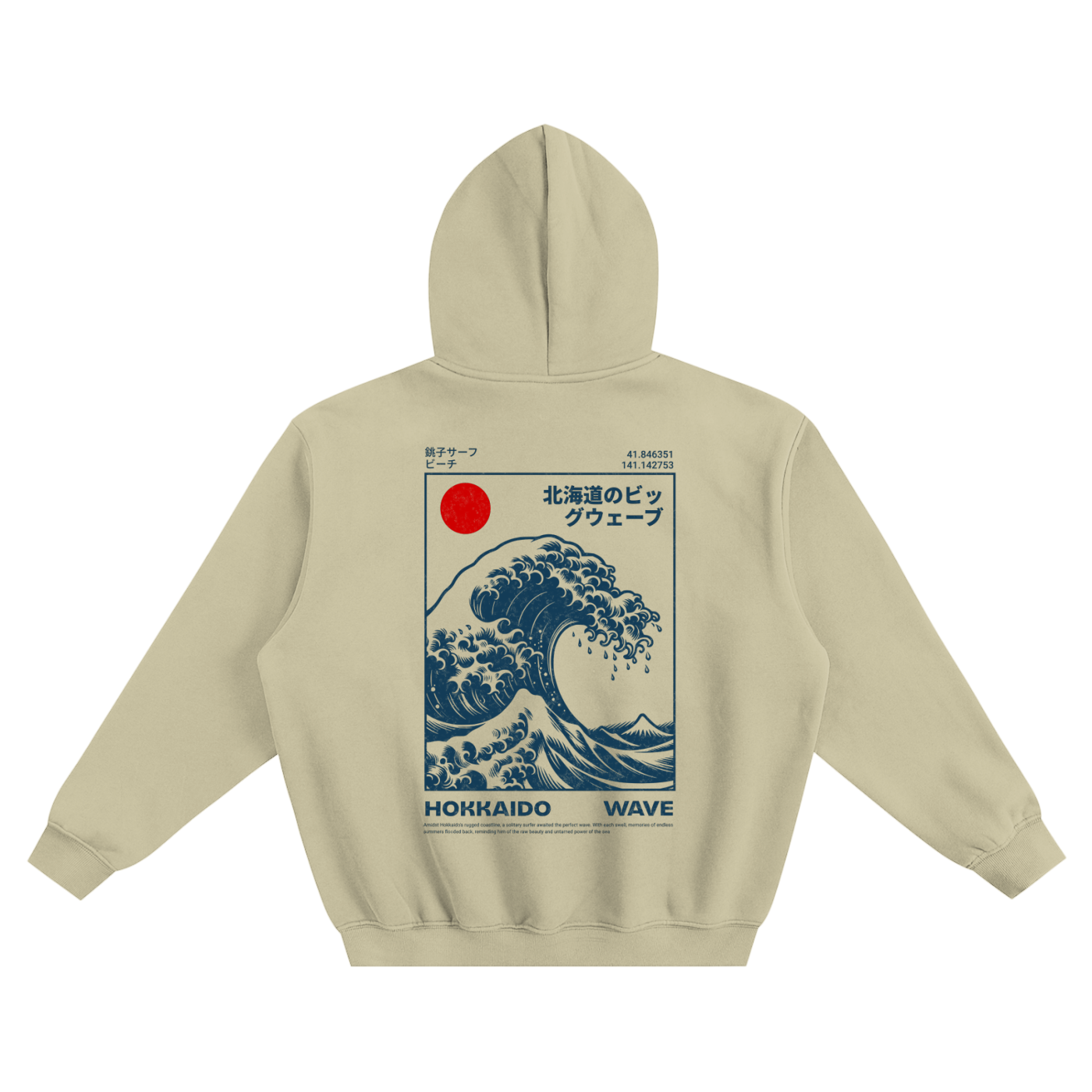 Hokkaido Wave Hoodie
