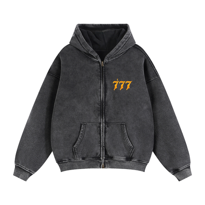 777 Zip-Up Hoodie