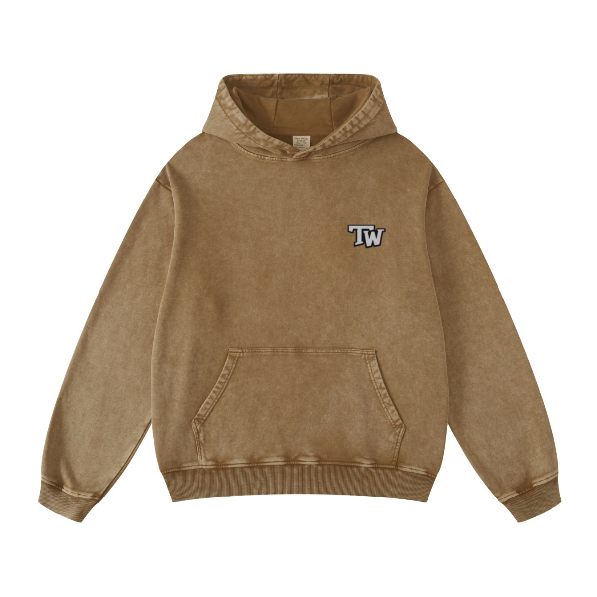 420GSM Men's Cool Streetwear Hoodie Brown