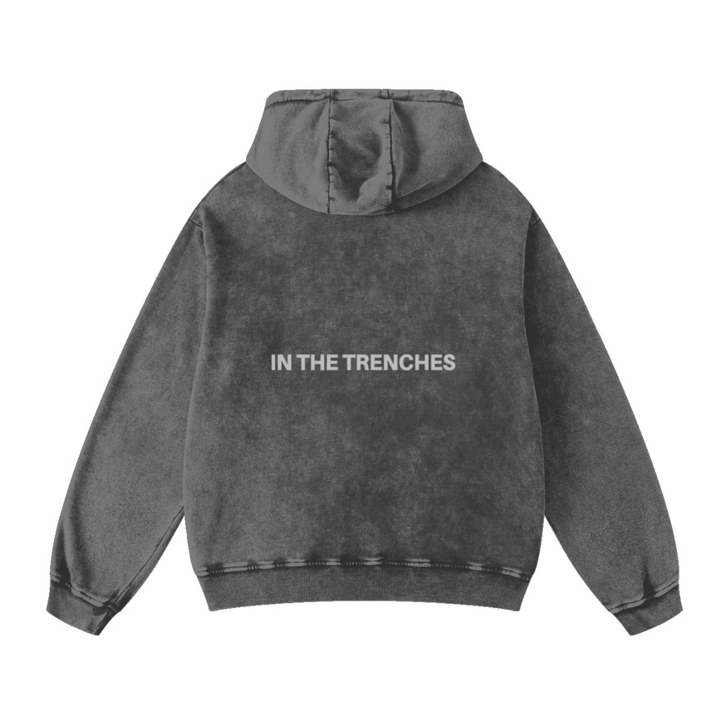 420GSM Men's Cool Streetwear Hoodie Gray