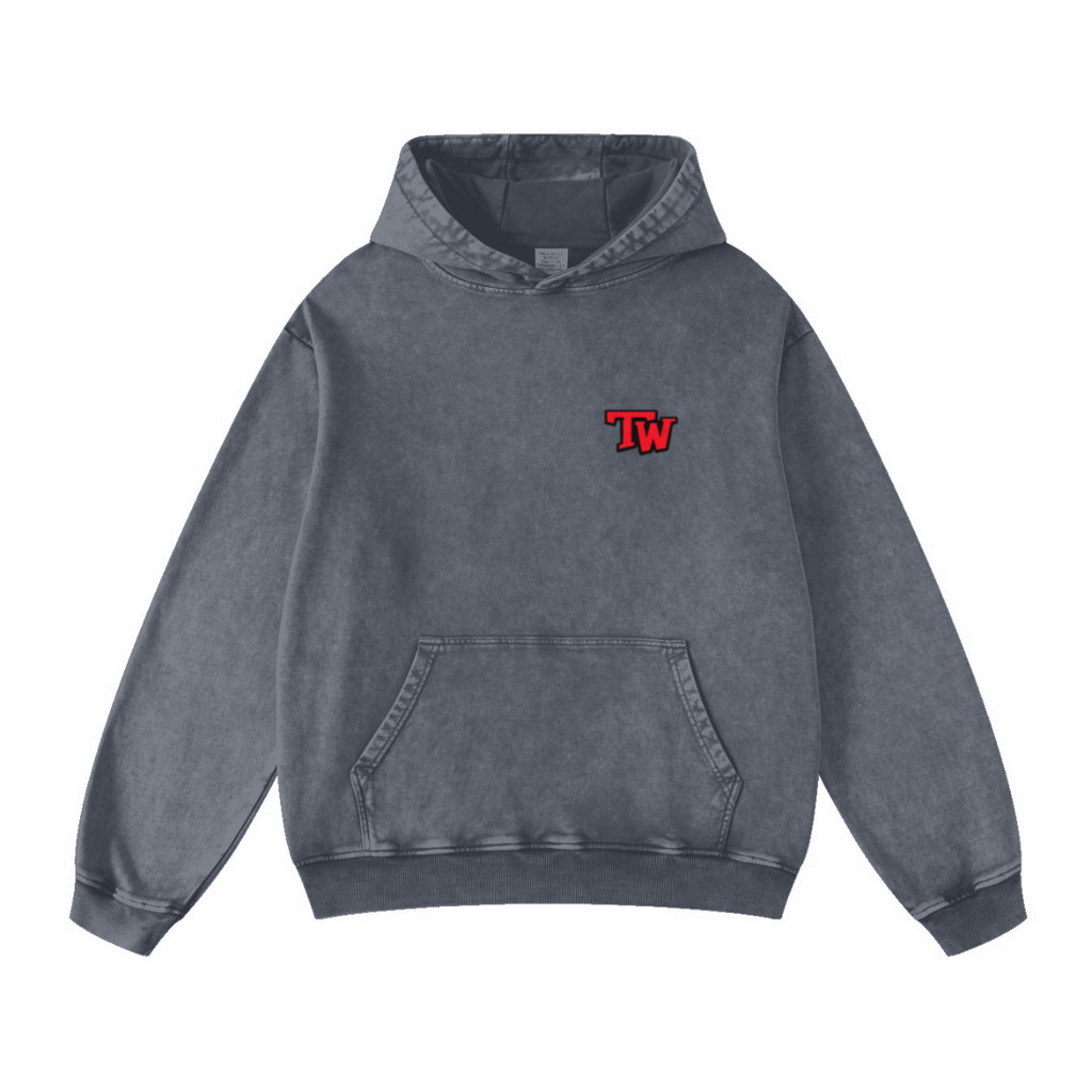 420GSM Men's Cool Streetwear Hoodie Dark blue