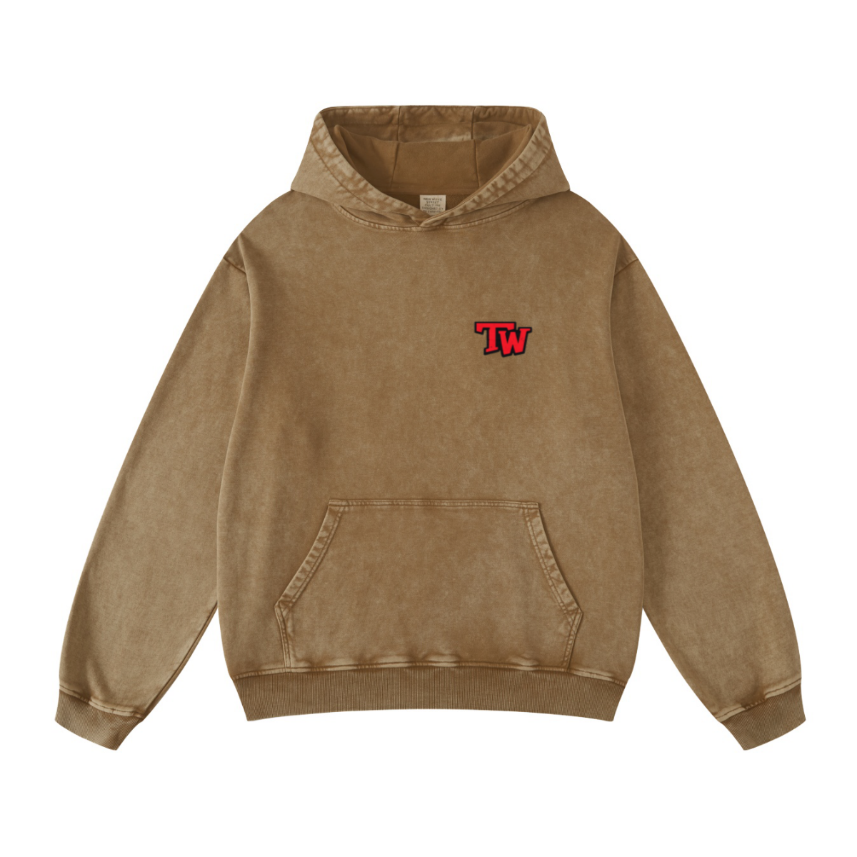 420GSM Men's Cool Streetwear Hoodie Brown