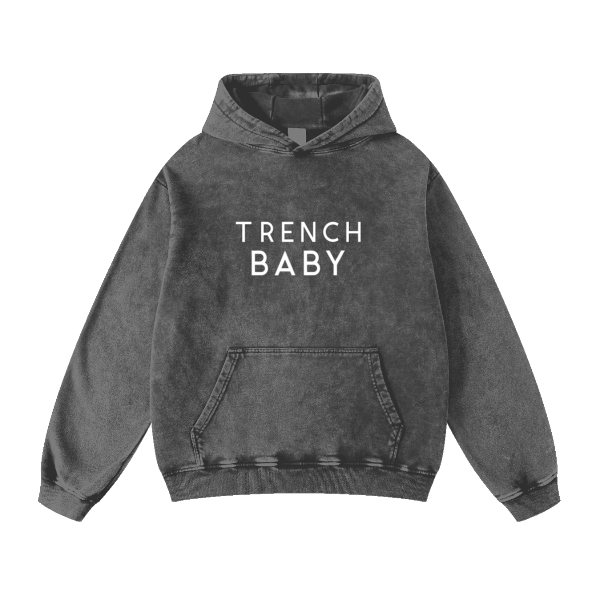 420GSM Men's Cool Streetwear Hoodie Gray