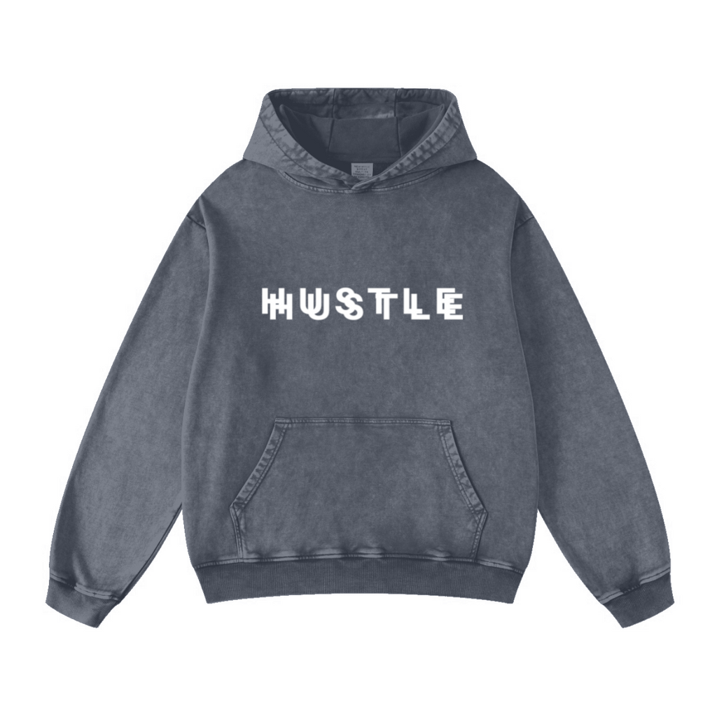 420GSM Men's Cool Streetwear Hoodie Dark blue