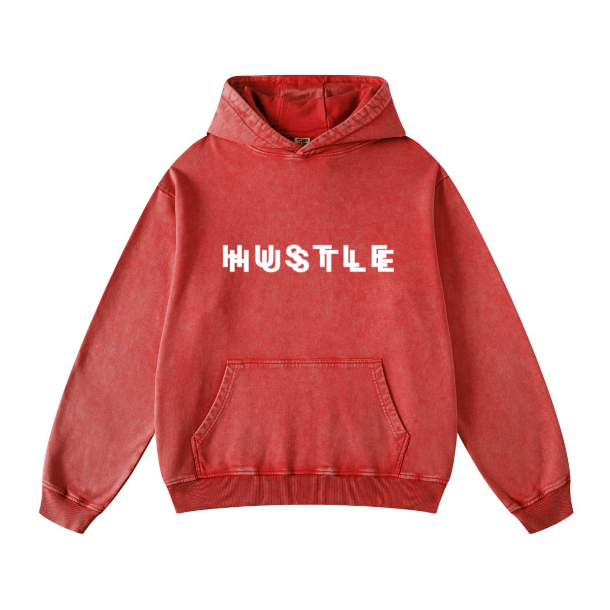 420GSM Men's Cool Streetwear Hoodie Red