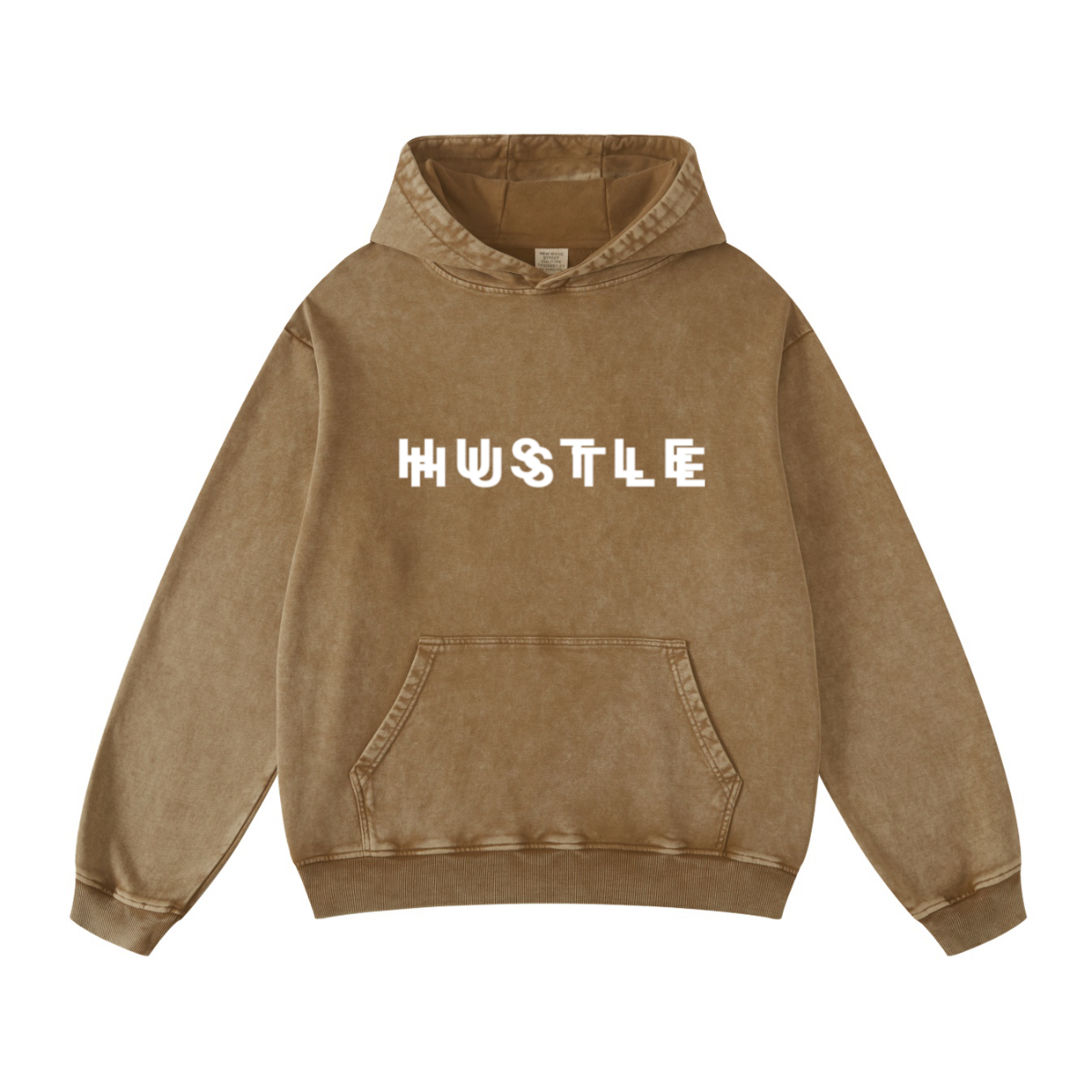 420GSM Men's Cool Streetwear Hoodie Brown