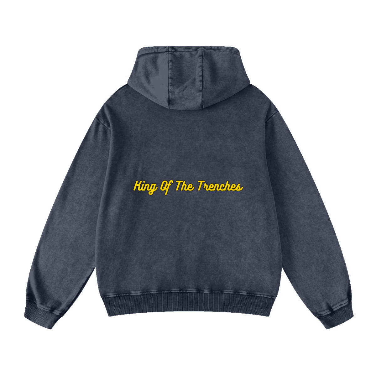 420GSM Men's Cool Streetwear Hoodie Dark blue