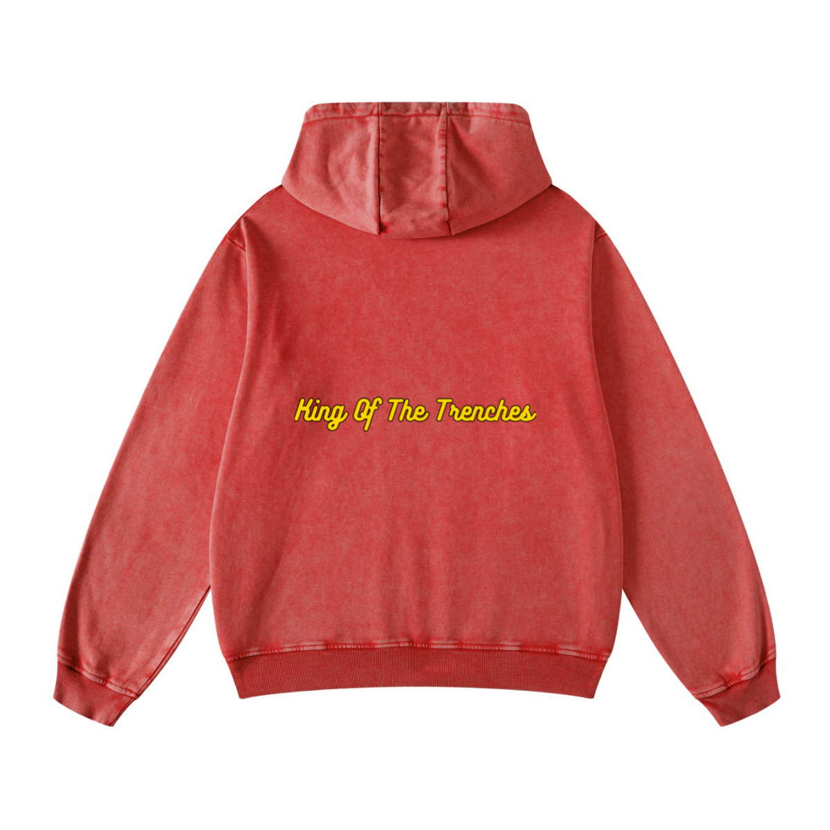 420GSM Men's Cool Streetwear Hoodie Red