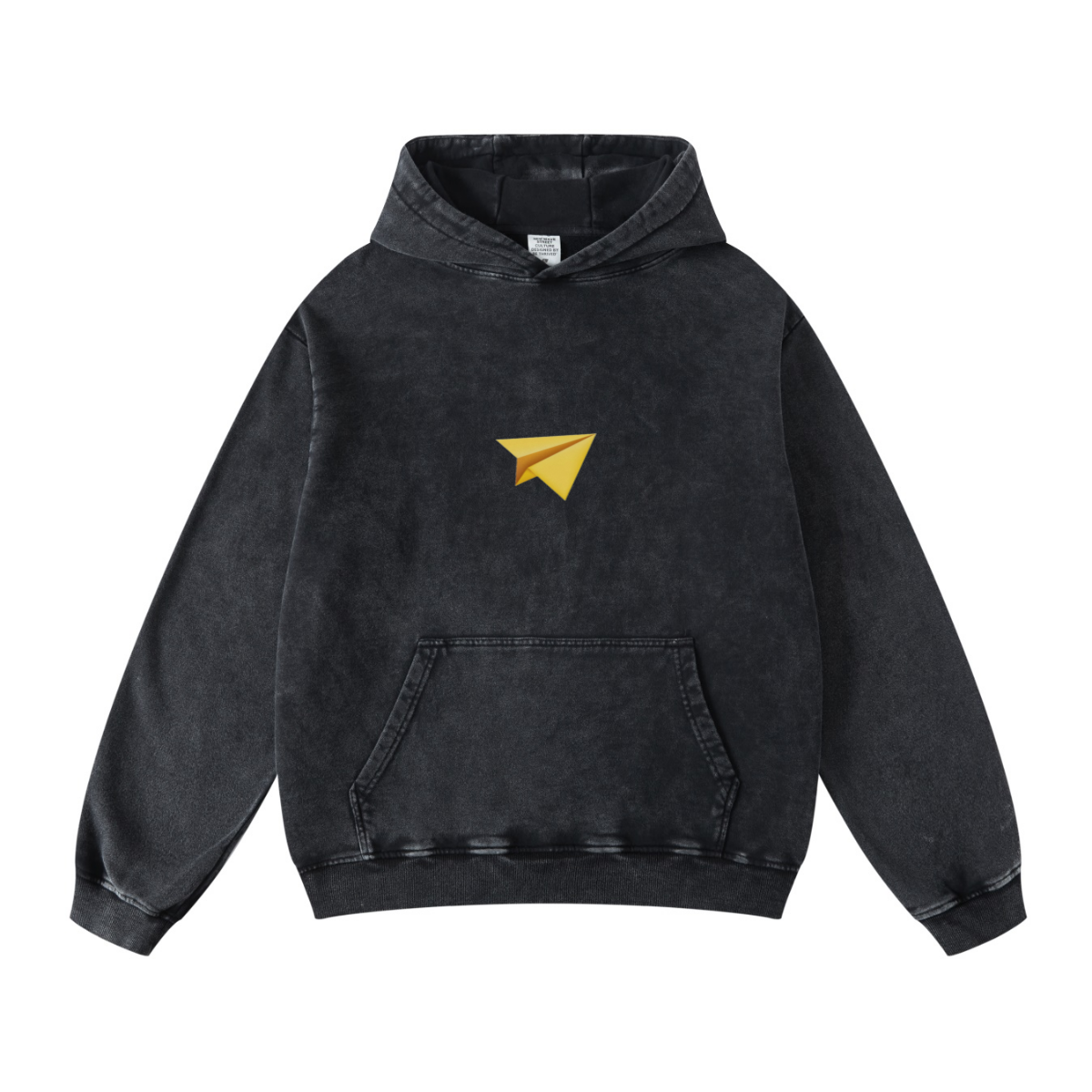 420GSM Men's Cool Streetwear Hoodie Snow Wash