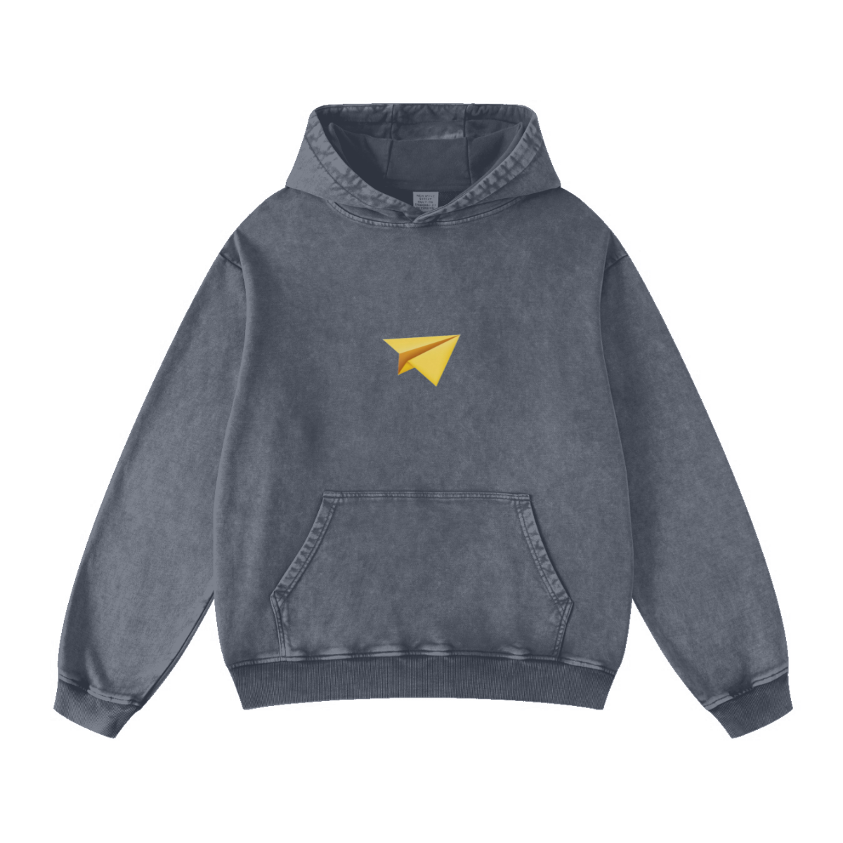 420GSM Men's Cool Streetwear Hoodie Dark blue