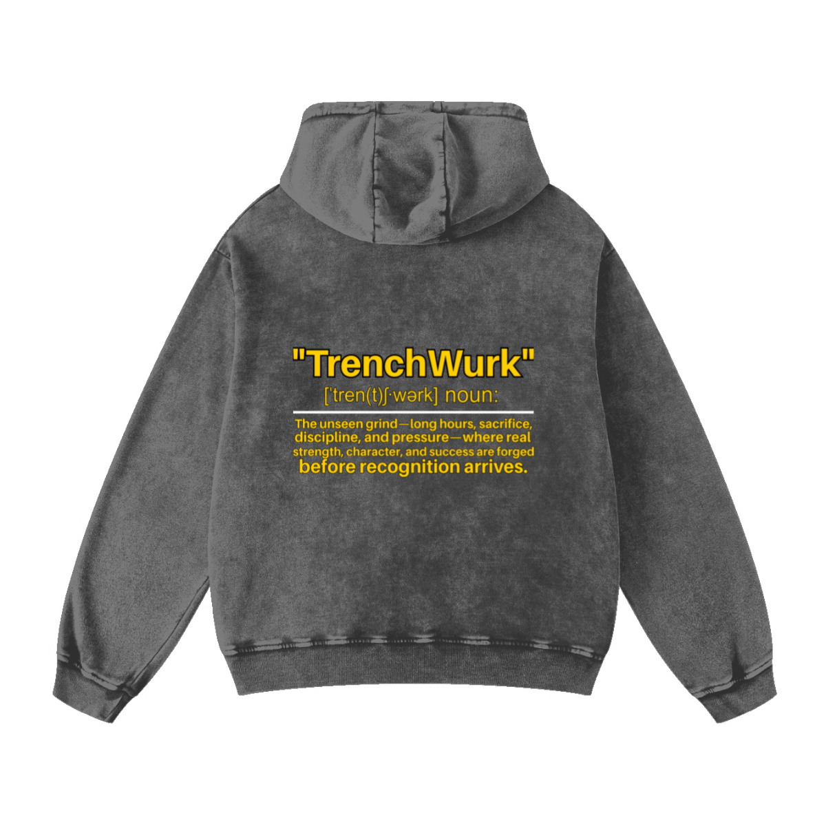 420GSM Men's Cool Streetwear Hoodie Gray