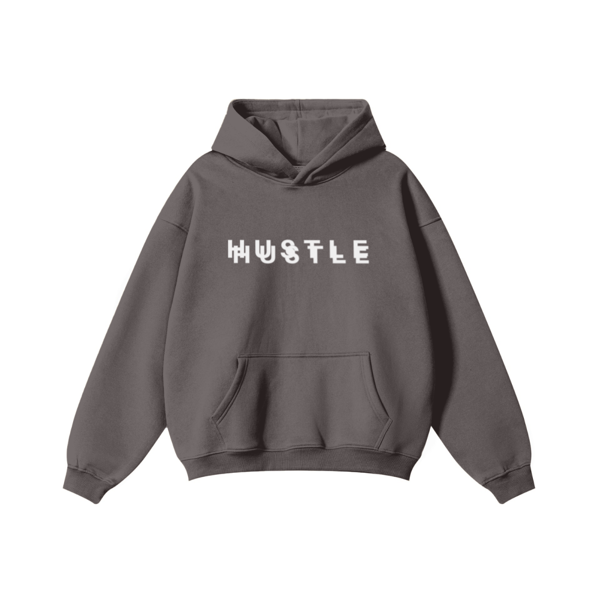 345GSM Women's Heavyweight Solid-Color Hoodie Plum Purple