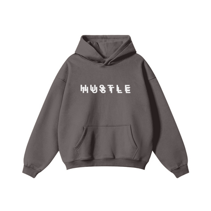 345GSM Women's Heavyweight Solid-Color Hoodie Plum Purple