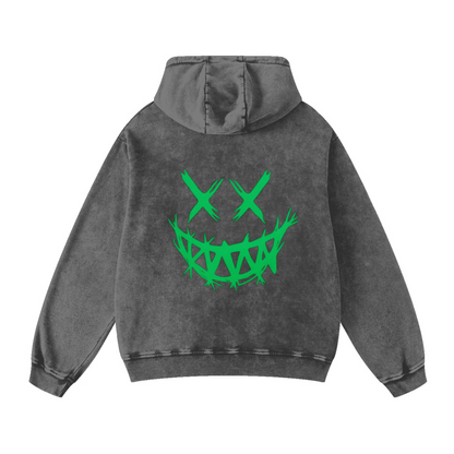 420GSM Men's Cool Streetwear Hoodie Gray